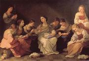Guido Reni The Girlhood of the Virgin Mary oil painting reproduction